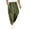 Army Green, variant on Harem Pants for Men Baggy Fit Elastic Waist with Pockets Fashion Casual Tapered Pants Blue Size M