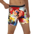 thumbnail image 4 of Saiise Mario Men's Underwear Boxer Briefs Cotton Trunks Short Leg Underwear (S-XXL), 4 of 7