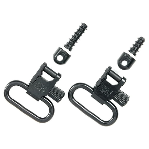 Uncle Mikes 1311-3 Black 1.25"Quick Detach Sling Swivels