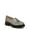 Pewter Silver Metallic, variant on SOUL Naturalizer Womens Ophelia Slip On Lug Sole Loafers - Medium & Wide Width