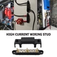 thumbnail image 4 of Bus Bar Terminal Power Distribution Block DC 48V M6 Studs para RV (Negro) Ehuebsd http://w.neototem.com/image/707129.01/main/707129.01-1.jpg, 4 of 9
