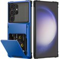thumbnail image 1 of Wallet Case Flip Cover Credit Card Holder Pocket, Dual Layer Protection For Samsung S23 S22 S21 S20 Ultra S10 Plus S20 FE S21 FE, 1 of 6