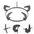 thumbnail image 1 of CRAFTHROU Cast Iron Gas Stove Rack Bracket Black Heat Resistant Anti Skid Pot Rack 1Set, 1 of 8