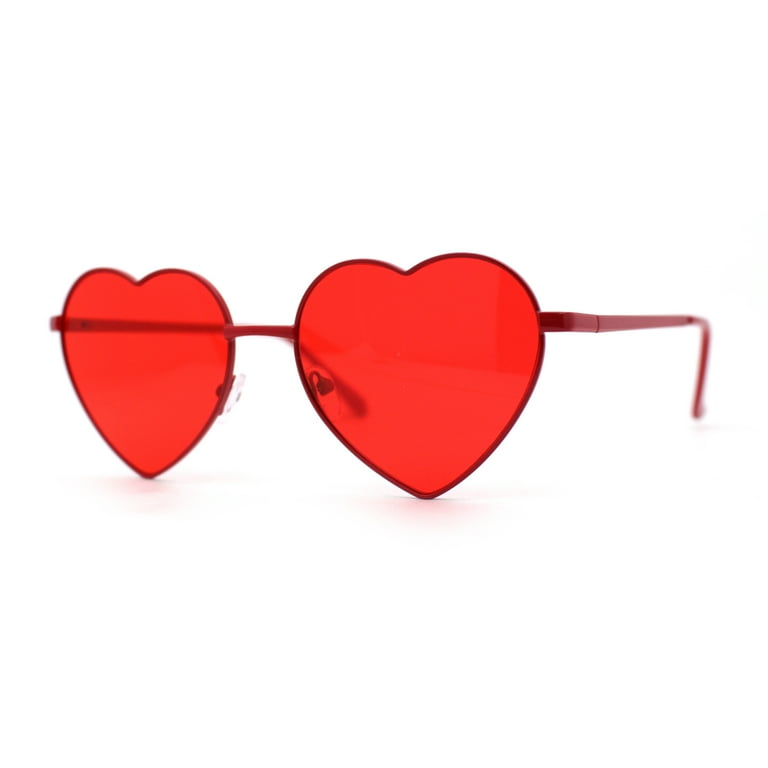 GASOLINE GLAMOUR RED HEART OF GLASS HONDO Sunglasses - Women Accessories GASOLINE GLAMOUR | Accessories | Crazy On You Hondo Glasses  main image 2