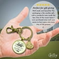 thumbnail image 3 of Father Gutsy Goodness Bronze Metal Keychain You Are The Dad Adult Male Gift Daughter Son, 3 of 8