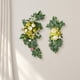 thumbnail image 4 of Kit de flores artificiales Cateissary guirnaldas peonía realista decoración de pared Verde 80cm, 4 of 6