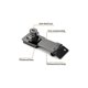 thumbnail image 4 of Set of 2 hasps 3 inch with keyed hasp with lock and metal locking key., 4 of 5