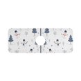 thumbnail image 7 of Yayeee Faucet Mat for Kitchen Sink 14.7" Diatomite Long Splash Guard Pad, Blue Cartoon Snowmen, 7 of 7