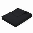 thumbnail image 2 of 1000 Thread Count 100% Egyptian Cotton 3-Piece Flat Sheet (1 Flat + 2 Pillow Covers) Size Queen Color Black Solid, 2 of 5