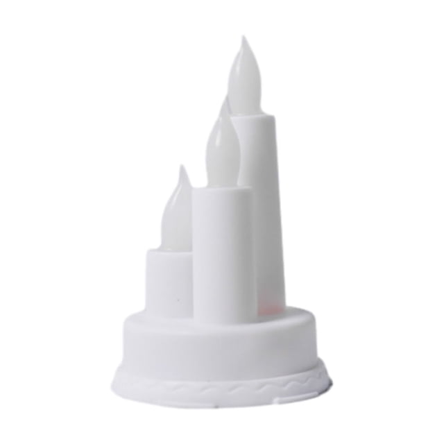 Realistic Flame Effect Electronic Candle Set Battery Operated Flameless Decor for Home, Events, Safe LED Pillar Candles