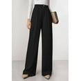 thumbnail image 3 of PRETTYGARDEN Womens Wide Leg Dress Pants Business Casual Flowy Work Palazzo Pants High Waisted Slacks Trousers, 3 of 9