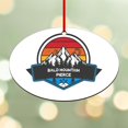 thumbnail image 3 of CafePress - Bald Mountain Pierce Idaho - Oval Wood Ornament, 5.25"W x 3.5"H, 3 of 3