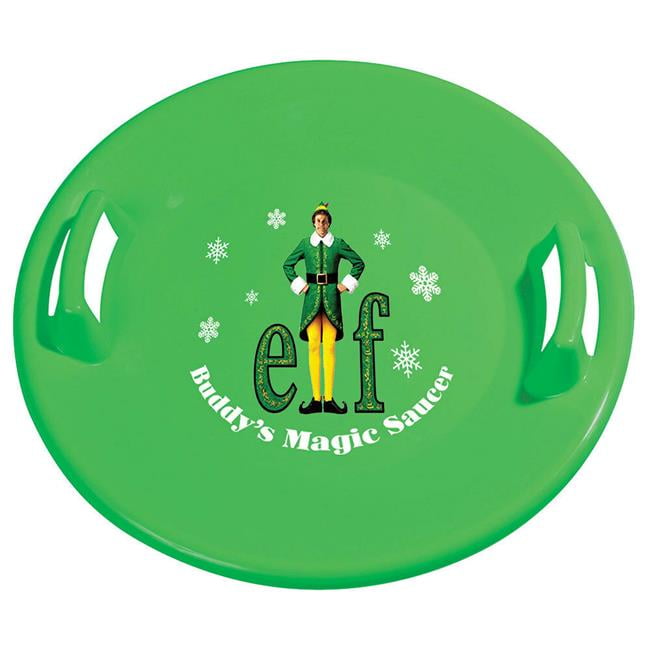 Slippery Racer 104659 26 in. Downhill Pro Buddy Saucer Sled, Green