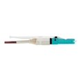 thumbnail image 3 of Eaton Tripp Lite Series 400G Duplex Multimode 50/125 OM4 Fiber Optic Cable (CS-PC/CS-PC), Round LSZH Jacket, Magenta, 1 m - Network cable - CS/PC multi-mode (M) push/pull to CS/PC multi-mode (M) push/pull - 1 m - fiber optic - duplex - 50 / 125 micron - OM4 - white, magenta, aqua, 3 of 5