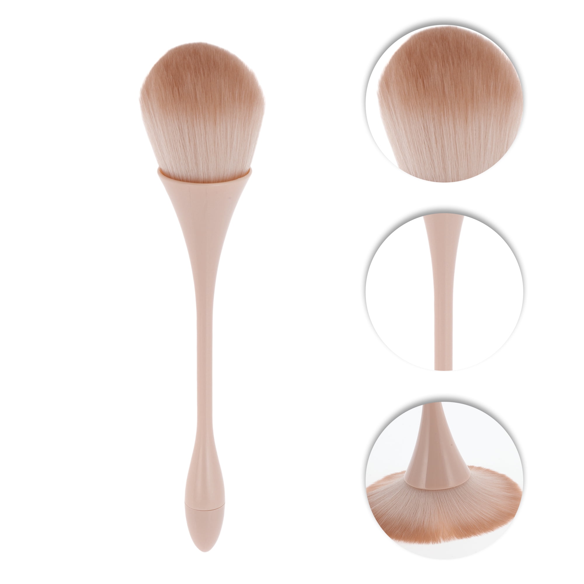 Unique Bargains 1 Pc Lightweight Makeup Brush for Travel Pink