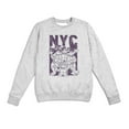 thumbnail image 2 of Teenage Mutant Ninja Turtles TMNT NYC Turtles Women's Crew Sweatshirt, 2 of 6