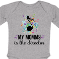 thumbnail image 4 of Inktastic Band Director Mom Boys or Girls Long Sleeve Baby Bodysuit, 4 of 5