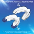 thumbnail image 3 of Kidsjoy 2 Sizes Mouth Guard for Teeth Grinding, 4Pcs Moldable Dental Night Guard to Prevent Bruxism, Teeth Whitening Trays, Pro Dental Guard for Moldable, 3 of 6