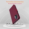 thumbnail image 5 of for Motorola Moto G13 Wallet Case for Women, Glitter Bling Diamond PU Leather Folio Cover with Card Slot Wrist Strap Built-in Kickstand Protective Case for Motorola Moto G13/G23/G53 Owl Red, 5 of 16