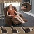 thumbnail image 3 of Fraser 360&deg; Swivel Rocker Recliner - Brown, 3 of 7