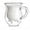 Clear, variant on Clearance!FNGZ Milk Glass Cow Udder Shape Double Walled Clear Glass Milk Coffee Tea Mug Cup Handle Clear