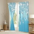 thumbnail image 3 of Castle Fairy 2-Pack Sequin Glitter Blackout Curtains, 3 of 6