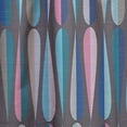thumbnail image 4 of Designart 'Abstract Retro Drops VIII' Mid-Century Modern Curtain Panel, 4 of 5