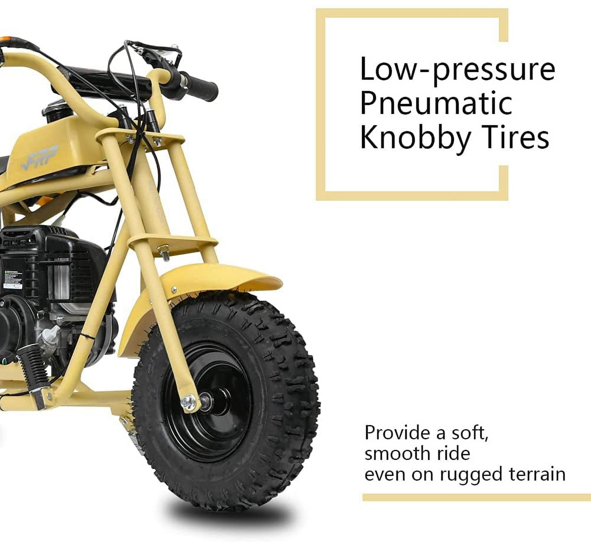 FRP DB003 1.4hp Gas Powered Mini Bike, Desert Yellow