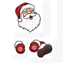 geerera Christmas Fence Peeker, Outdoor Holiday Decor, Garden Yard Sign, Seasonal Ornament for Patio, Front Yard, Winter Display