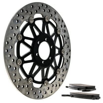 Niche Front Right Brake Rotor Pad Kit for Honda CB1 06455-MJE-D02 Motorcycle MK1007215