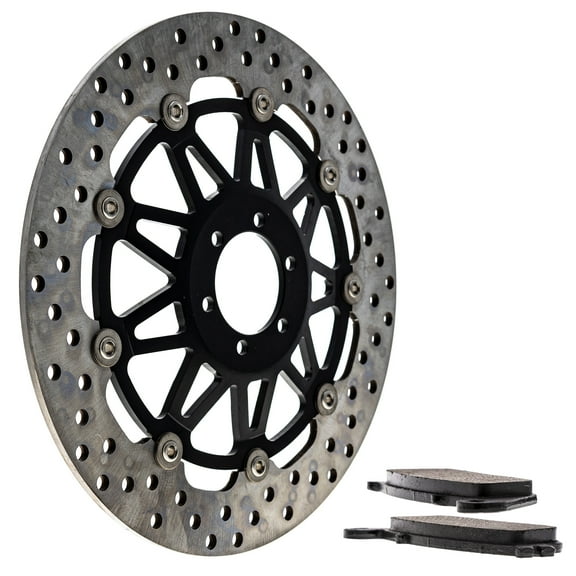 Niche Front Right Brake Rotor Pad Kit for Honda CB1 06455-MJE-D02 Motorcycle MK1007215