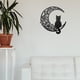 thumbnail image 5 of Decoración de arte de pared de 33 cm silueta de gato adorno colgante de pared para jardín de porche interior al aire Estilo A, 5 of 8