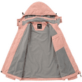 thumbnail image 2 of Diamond Candy Waterproof Rain Jacket Women Lightweight Outdoor Raincoat Hooded for Hiking, 2 of 4