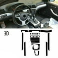 thumbnail image 2 of Fule Interior Dash Wrap Trim For BMW 3 Series E46 1998-2005 Carbon Fiber 3D Sticker, 2 of 9