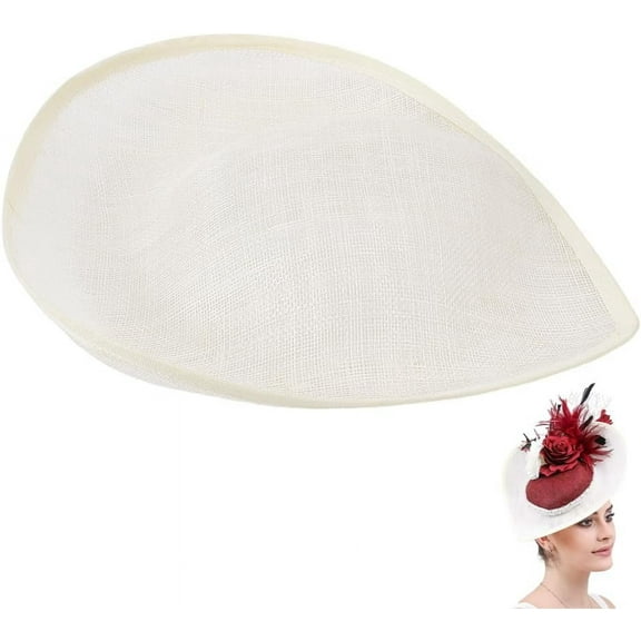 Millinery Hat Base Linen Fascinator Hat Base Millinery Women Hat Making Supply for DIY Party Wedding for diy