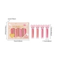 thumbnail image 2 of Upgraded 2026 4pc Heart Lip Gloss Stick For Girls - Glossy Fruity Lip Set Non Party Favors Teen Makeup Gift With Cute Topper 16ml, 2 of 8