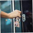 thumbnail image 2 of SURJDE 2pcs Elephant Keychain Gift Key Fob Bag Pendant Rhinestone Keyring Bag Charm Handbag Miss Animal, 2 of 7