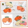 thumbnail image 4 of ORDDIART Cartoon Blindfold Eye Cover Plush Orange for Comfortable Travel 1Pcs, 4 of 8