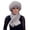 Light Grey, variant on 2 Pcs/Set Men Winter Mongolian Hat Neck Warmer Thick Stretchy Solid Color Ear Keep Warm Daily Wear Dome Cap Outdoor Skiing Skating Headwear