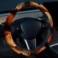 thumbnail image 2 of Squirrel Printed 14.5 Inch PVC Leather Steering Wheel Cover - Auto Accessories for Car Wheel Covers, 2 of 6