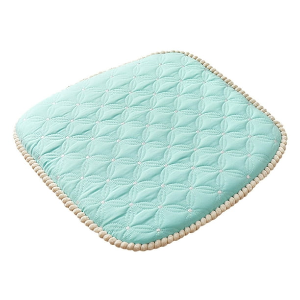 Almohadón para silla de comedor acolchado con espuma de memoria, rebote lento, verde claro