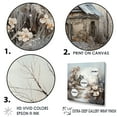 thumbnail image 3 of Designart "Blossoming Coastal Geraniums IV" Cottage Landscape Floater Framed Canvas Prints, 3 of 5