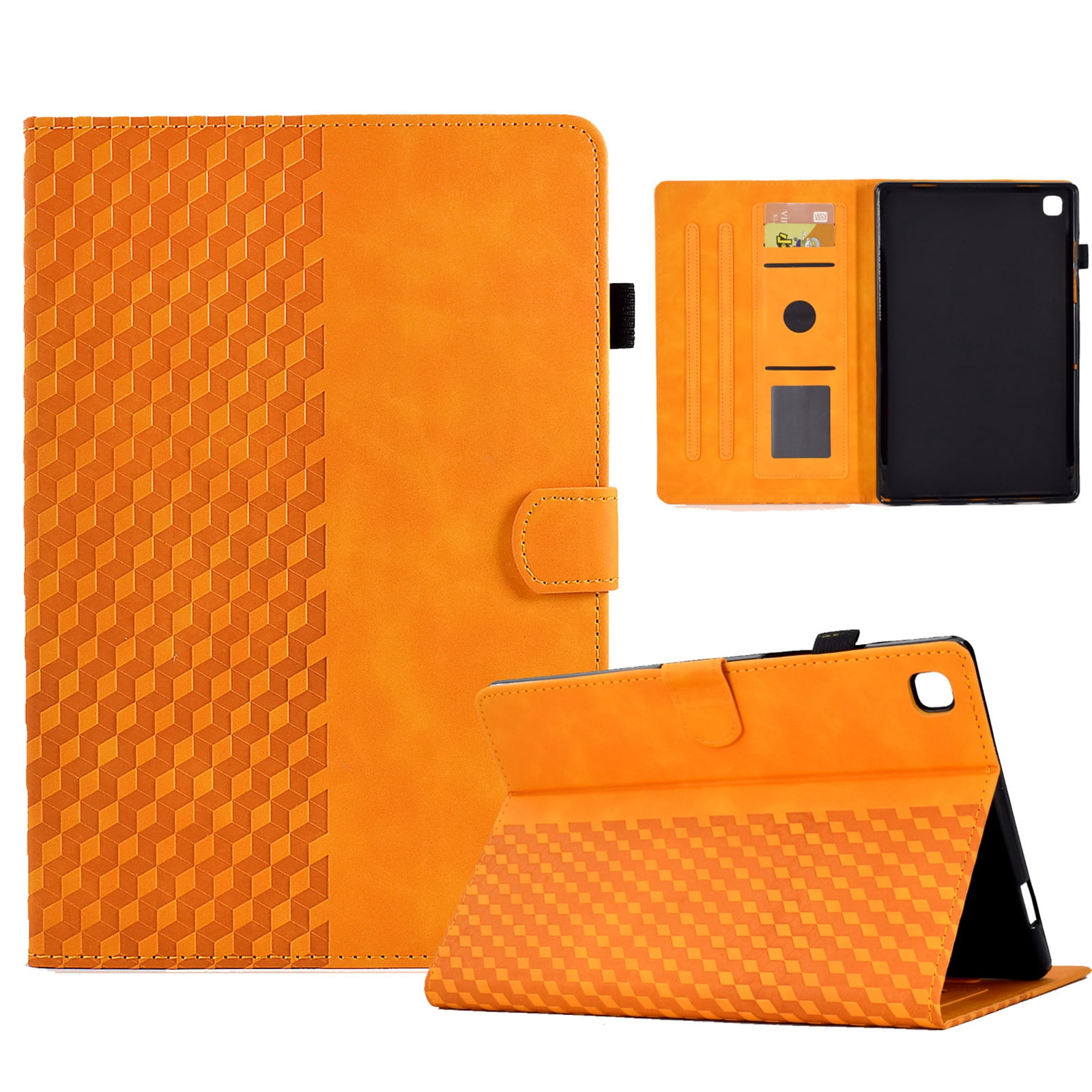 Dteck Case for For iPad 9th 8th 7th Generation 10.2-inch/iPad Air 3rd Gen/iPad Pro 10.5-inch,Magnetic PU Leather Folio Smart Cover with Auto Sleep Wake Stand Card Wallet Shockproof Rubber Case,Khaki
