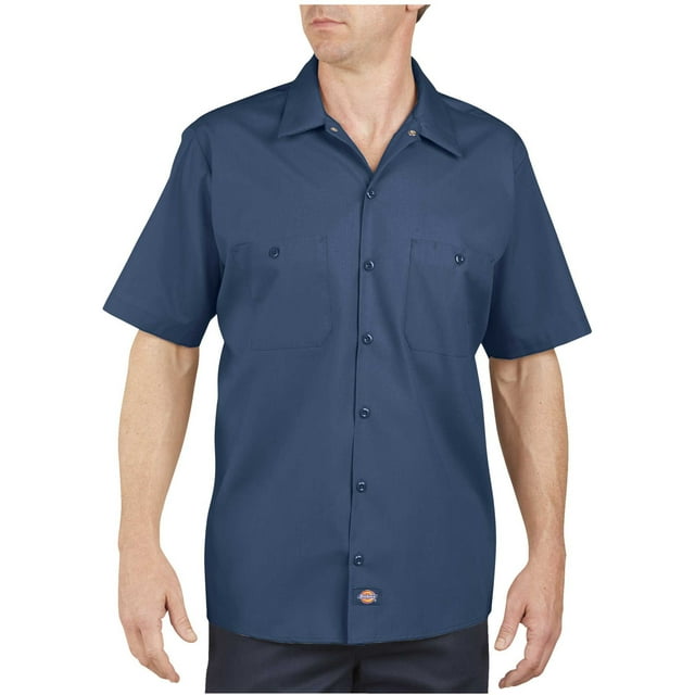 Dickies Chemise de Travail Industrielle à Manches Courtes pour Homme, G, Marine