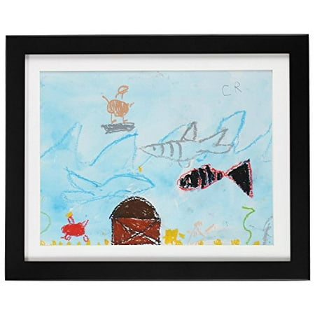 Child Artwork Frame - Display Cabinet Frames And Stores Your Child's Masterpieces - 8.5