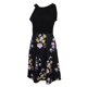 thumbnail image 5 of Vestido de mujer midi floral Sunnimix sin mangas Hombros Descubiertos Multicolor Rosa amarillo M, 5 of 8