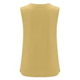 thumbnail image 5 of JIAYUE Women's Tank Top Sleeveless Lightweight Crew Neck Basic Loose Fit Versatile Solid Color Casual With Pocket Female Summer Vest, 5 of 5