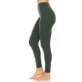 thumbnail image 3 of Merino Wool Women's Midweight Base Layer Bottoms - Thermal Underwear - No Itch Renewable Fabric - Forest Green - X-Small, 3 of 3