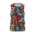 thumbnail image 2 of Wukai Geometry Men’s Basketball JerseyX-Large, 2 of 7