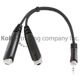 REVOLUTION - EXT-20580 - Y Audio Cable 3.5mm St M to 2x[1/4